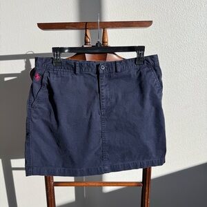 Ralph Lauren Sport Navy Cotton Mini Skirt Women’s Size 8